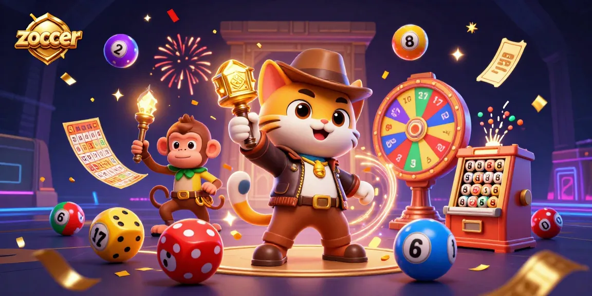 Zoccer combines thrilling exploration with vibrant casino elements in a festive gaming scene.