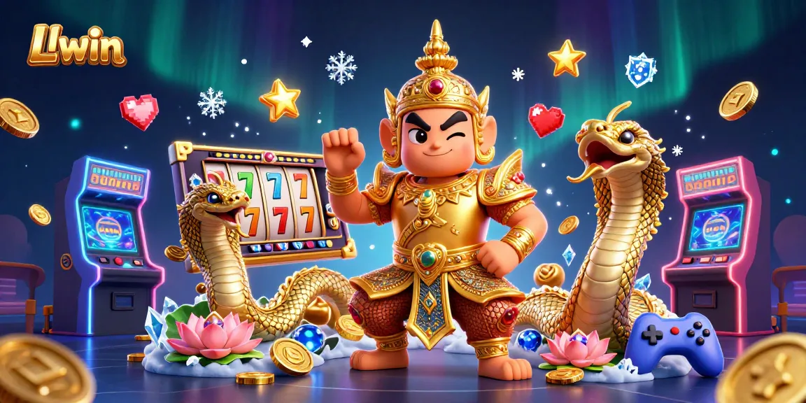 Experience thrilling gameplay at Llwin with vibrant casino elements and a magical atmosphere.